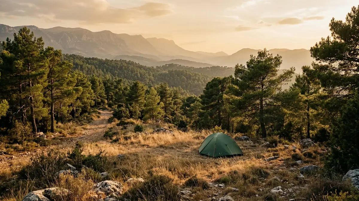 Pinar mediterráneo en la Región de Murcia