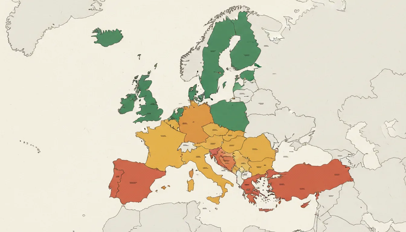 Acampada libre en Europa 2026: dónde es legal país por país
