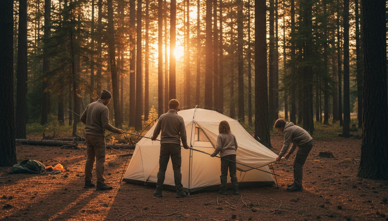 Acampar con niños sin sufrir: equipo, edades, juegos y errores típicos