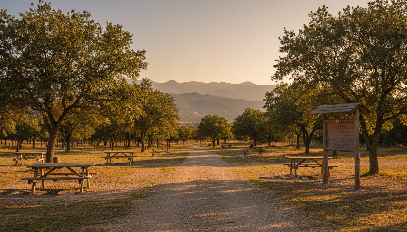Zona acampada autorizada en Lozoyuela
