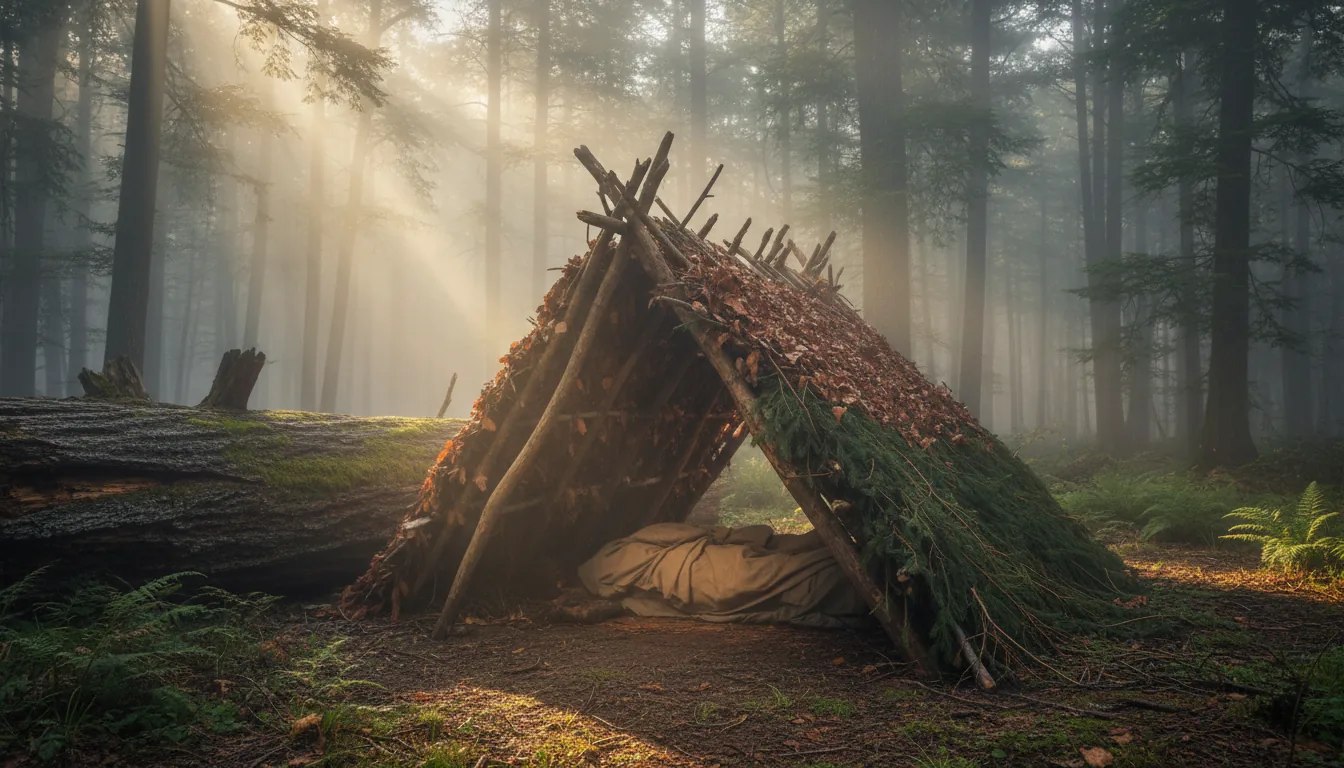 Cómo hacer un refugio en la naturaleza: 4 tipos según situación