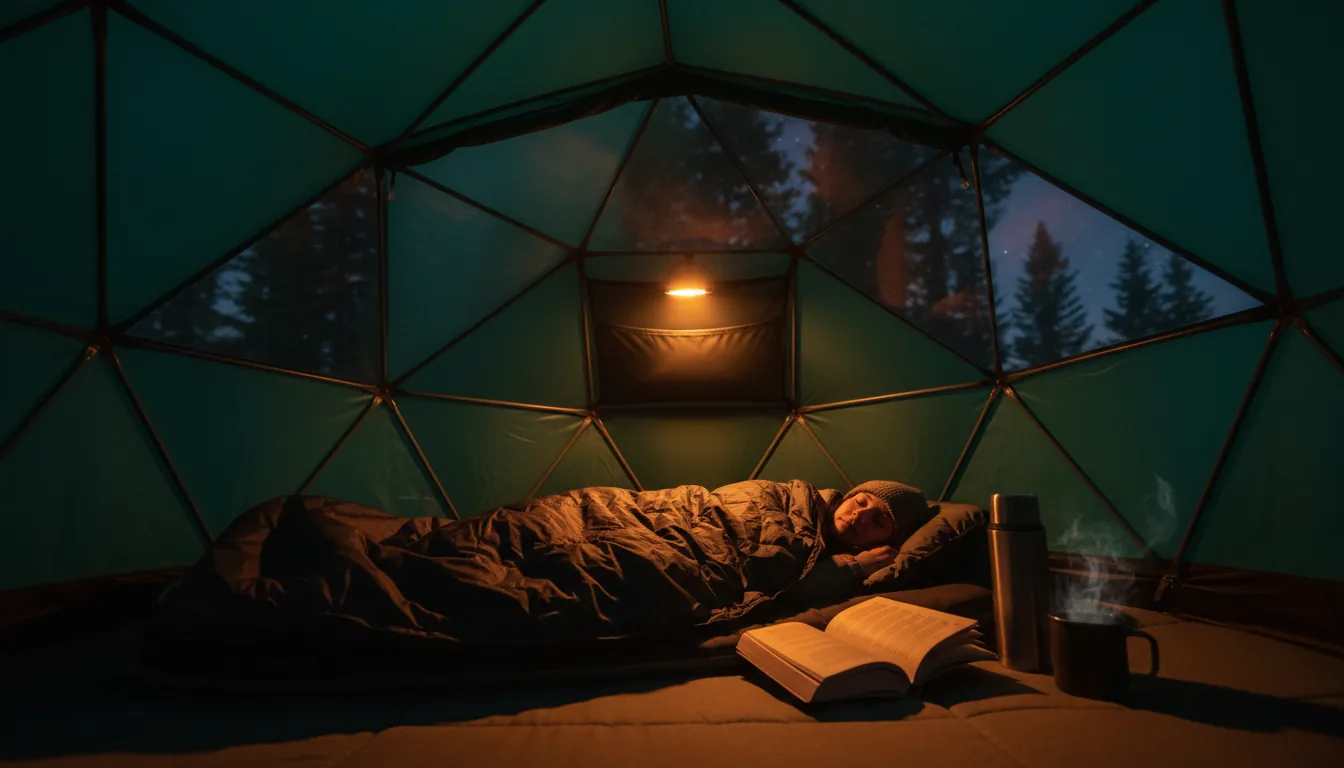 Cómo dormir bien en una tienda de campaña: 9 trucos que sí funcionan