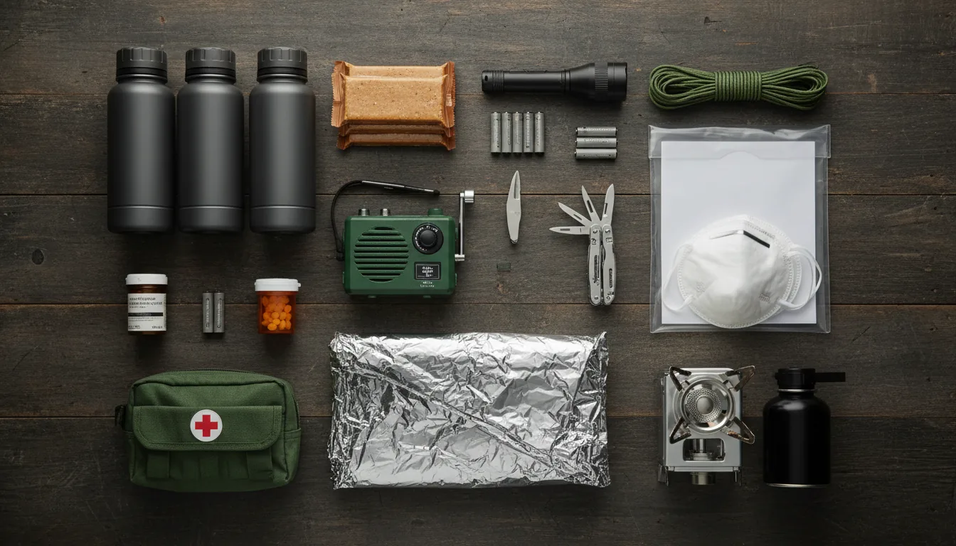 Kit de supervivencia 72 horas: la lista completa que cabe en 8 kg