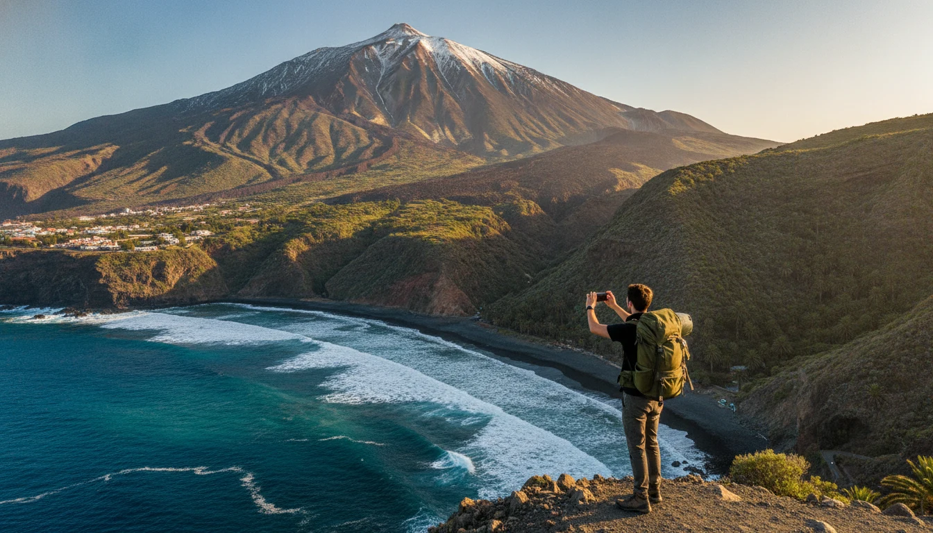 Tenerife con el Teide al fondo